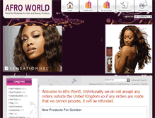 Tablet Screenshot of afro-world.co.uk